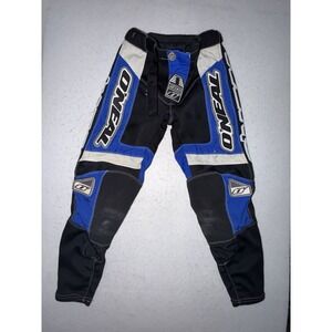 O'Neal Pants Mens 28 Blue MotoX Motorcycle Riding Elements Protection Size 28x25